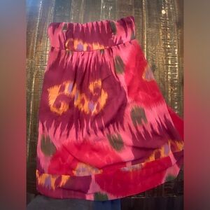 Colorful , strapless American Eagle Outfitters Babydoll dress Size 8